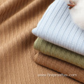 Fireproof Acrylic Knitted Ribbed Fabric for Short-sleeved